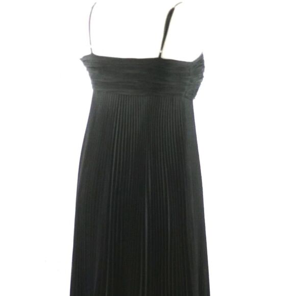 M&S Autograph Black Pleated Party Cocktail Dress Sz M - Picture 9 of 16